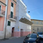 Ponteggio a Civitanova Marche, Corso Giuseppe Garibaldi 132