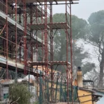Ponteggio in Via Cucchiaia, 27/29/31 - Cesolo
