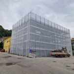Ponteggio in Via Raffaello Sanzio, 54 - San Severino