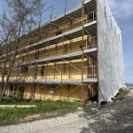 Montaggio Impalcatura a Camerino, Località Ponti 3-4