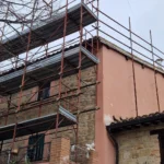 Ponteggio a Castelraimondo, Frazione Crispiero