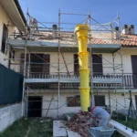 Montaggio Ponteggi a Fiastra, Via Madonna Sasso Bianco 19