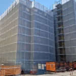 Montaggio Impalcatura a Macerata, Via Ercolani 4