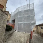 Montaggio Impalcatura a Penna San Giovanni, Arco Portarella