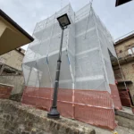 Montaggio Impalcatura a Penna San Giovanni, Arco Portarella