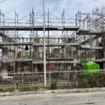 Montaggio Impalcatura a San Severino Marche, Via Mazzini 144