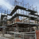 Montaggio Impalcatura a San Severino Marche, Via Mazzini 144