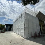 Impalcatura a Appignano, Via Da Vinci