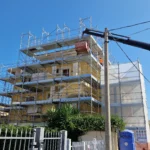 Impalcatura a Civitanova Marche, Via Asiago
