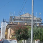 Impalcatura a Civitanova Marche, Via Asiago