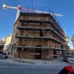 Montaggio Impalcatura a Corridonia, Piazza Corridoni
