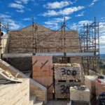 Ponteggi a Rapagnano, Via Italia