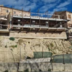 Ponteggi a Rapagnano, Via Italia