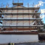 Ponteggi a Recanati, Viale Nazario Sauro