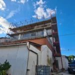 Ponteggi a Recanati, Viale Nazario Sauro