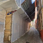 Impalcatura a San Severino, Via Massarelli