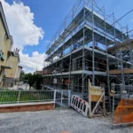 Ponteggi a San Severino, Via Petrarca
