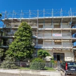 Ponteggi a Appignano, Via Fratelli Falconi