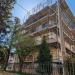 Ponteggi a Appignano, Via Fratelli Falconi