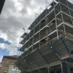 Montaggio Impalcatura a Tolentino, Via Pacifico Massi