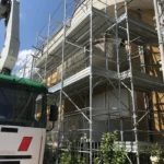 Montaggio Impalcatura a San Severino, Via XX Settembre 44
