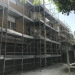 Montaggio Impalcatura a San Severino, Via XX Settembre 44