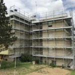Impalcatura a Matelica, Via Ugo La Malfa