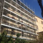 Ponteggi a Morrovalle, Via Mazzini
