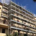 Ponteggi a Morrovalle, Via Mazzini