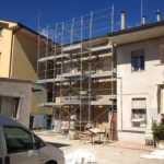 Impalcatura a Civitanova, Via Alighieri