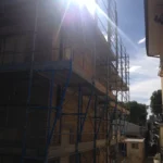 Impalcatura a Civitanova, Via Alighieri