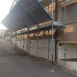 Impalcatura a Corridonia, Via San Rinaldo