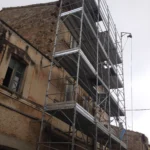 Impalcatura a Morrovalle, Via Leopardi