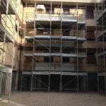 Ponteggi a Passo Treia, Via Minervini