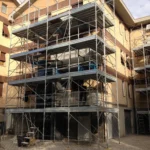 Ponteggi a Passo Treia, Via Minervini