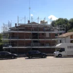 Ponteggi a Castelraimondo, Via Monte Primo