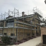 Montaggio Impalcatura a Caldarola, Contrada Colcù