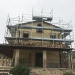 Montaggio Impalcatura a Caldarola, Contrada Colcù