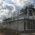 Montaggio Impalcatura a Camerino, Via Conti Di Altino