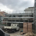 Ponteggi a Civitanova Marche, Via Volta