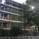 Ponteggi a Matelica, Via Giotto