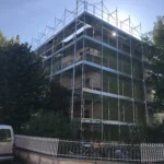 Ponteggi a Matelica, Via Giotto