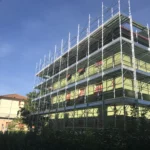 Ponteggi a Matelica, Via Giotto