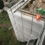 Ponteggi a Mogliano, Via Carelli
