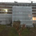 Ponteggi a Mogliano, Via Carelli