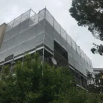 Ponteggi a Macerata, Via Batà