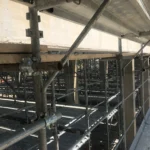 Montaggio Impalcatura a Macerata, Contrada Pieve