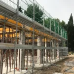 Montaggio Impalcatura a Macerata, Contrada Pieve