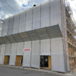 Montaggio Ponteggi a Castelraimondo, Corso Italia