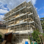 Montaggio Ponteggi a Castelraimondo, Corso Italia